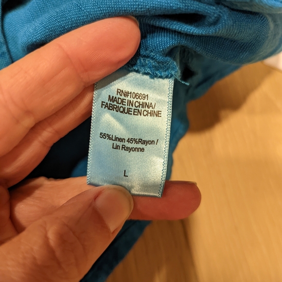 Blue Sleeveless Vest Top - Picture 3 of 7